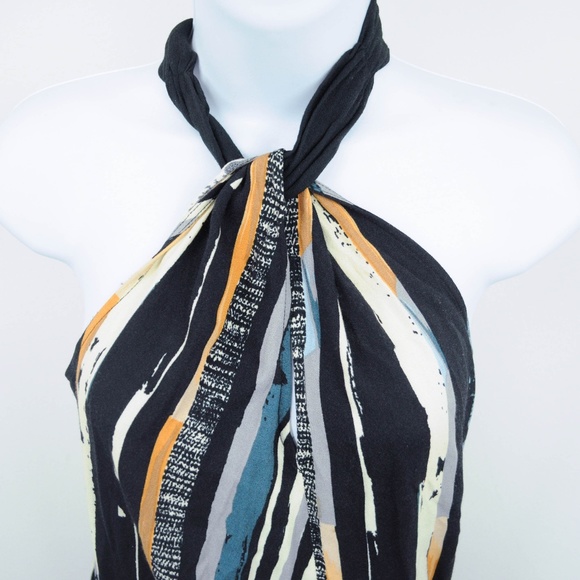 Ella Moss Fjordic Jumpsuit Stripe Halter - Picture 4 of 7